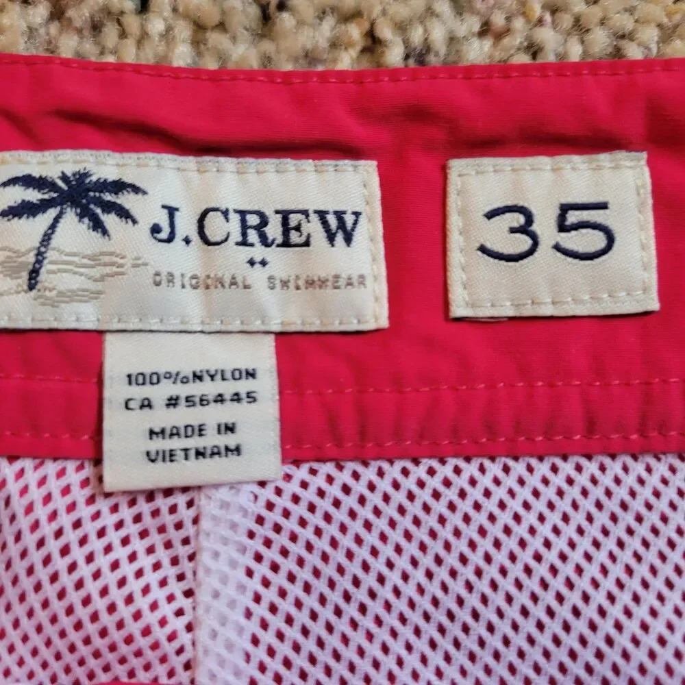 Men's Size 35 J. Crew Swim Shorts/trunks